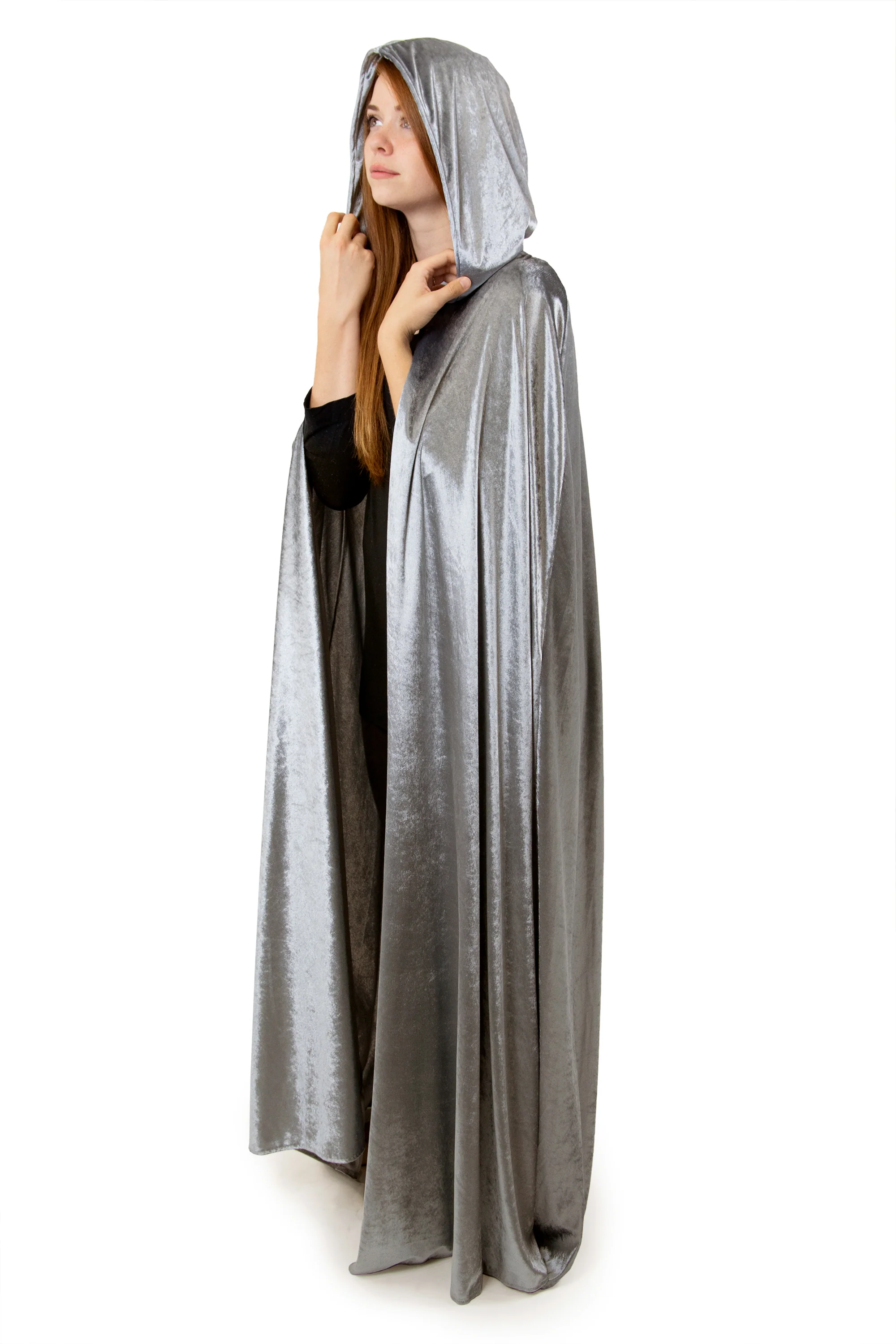 Adult Grey Cloak - Image 3