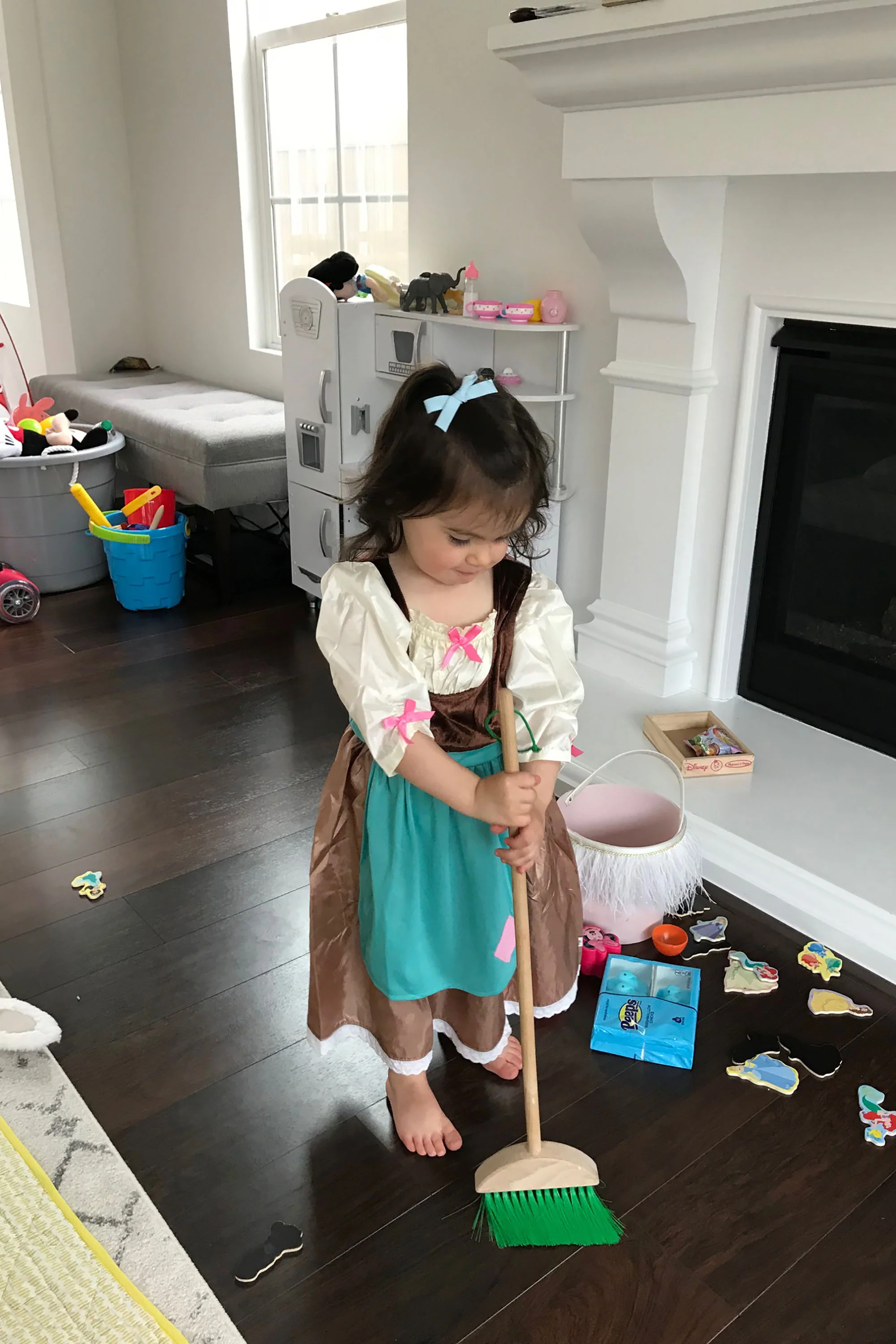Cinderella Day Dress with Scarf - Image 8
