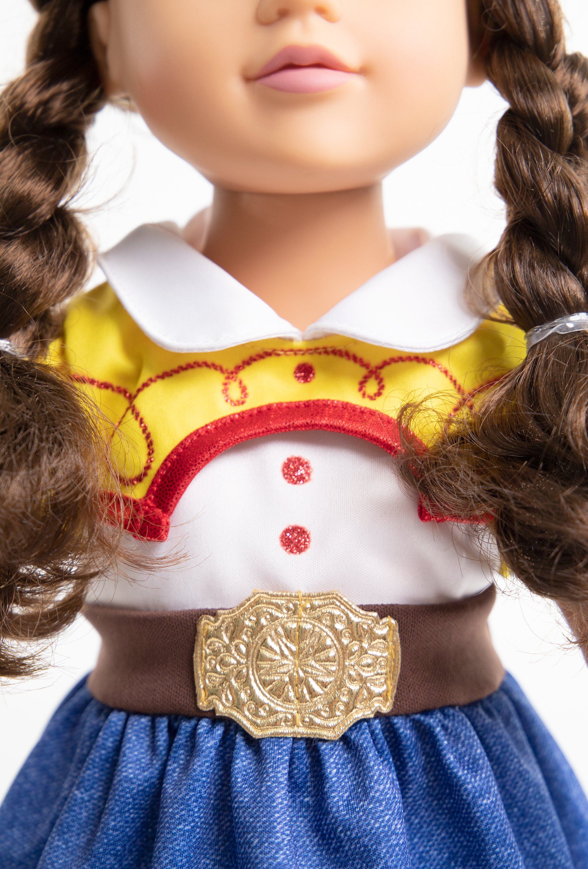 Doll Dress Cowgirl with Hat - Image 2