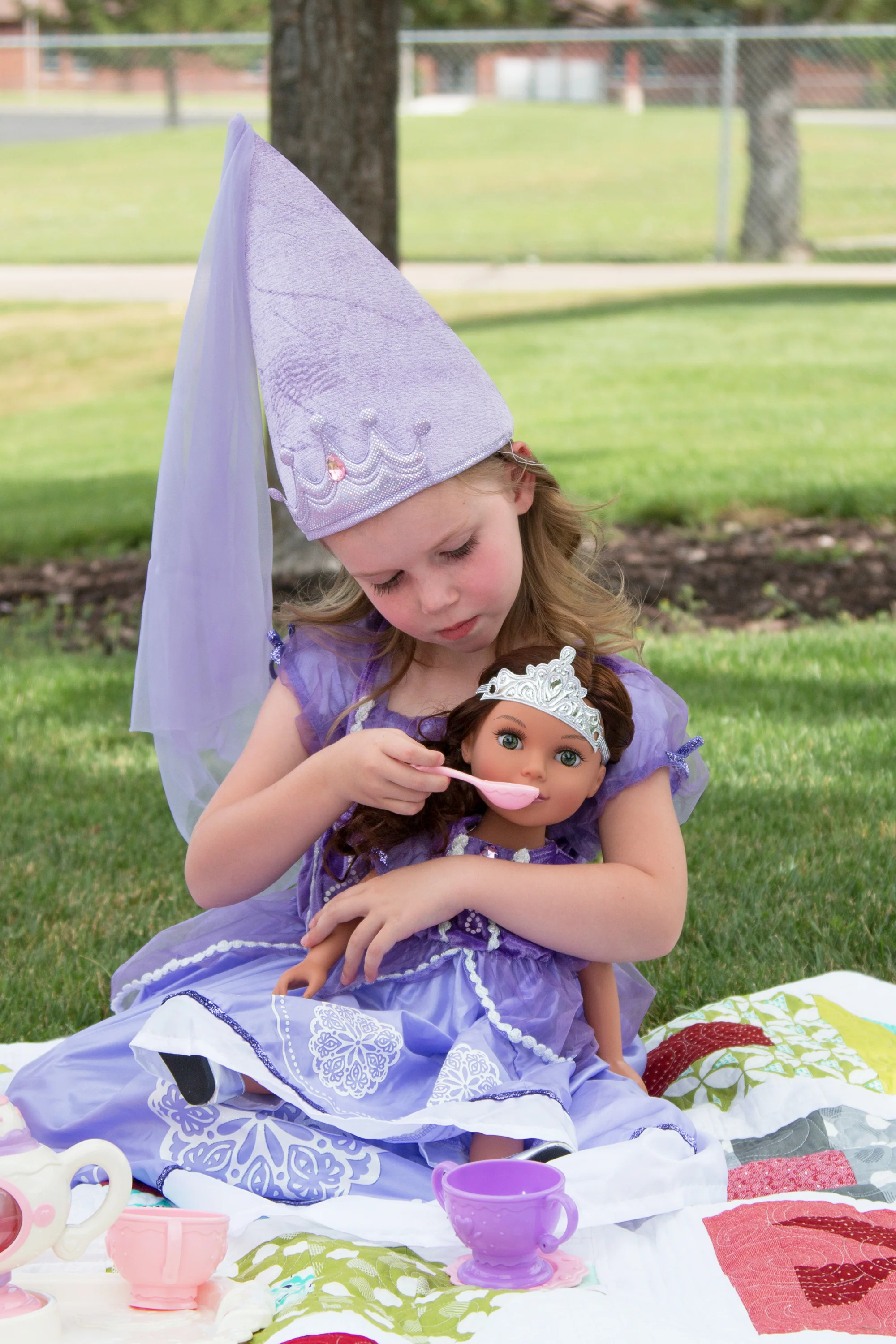 Doll Dress Purple Amulet Princess - Image 9