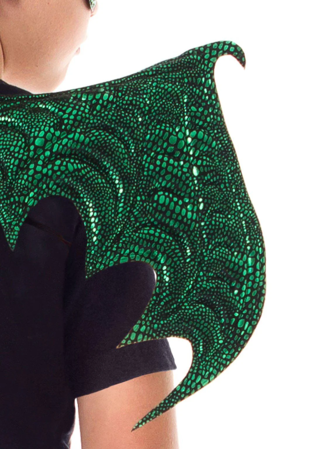 Green Dragon Wing & Mask Set - Image 5
