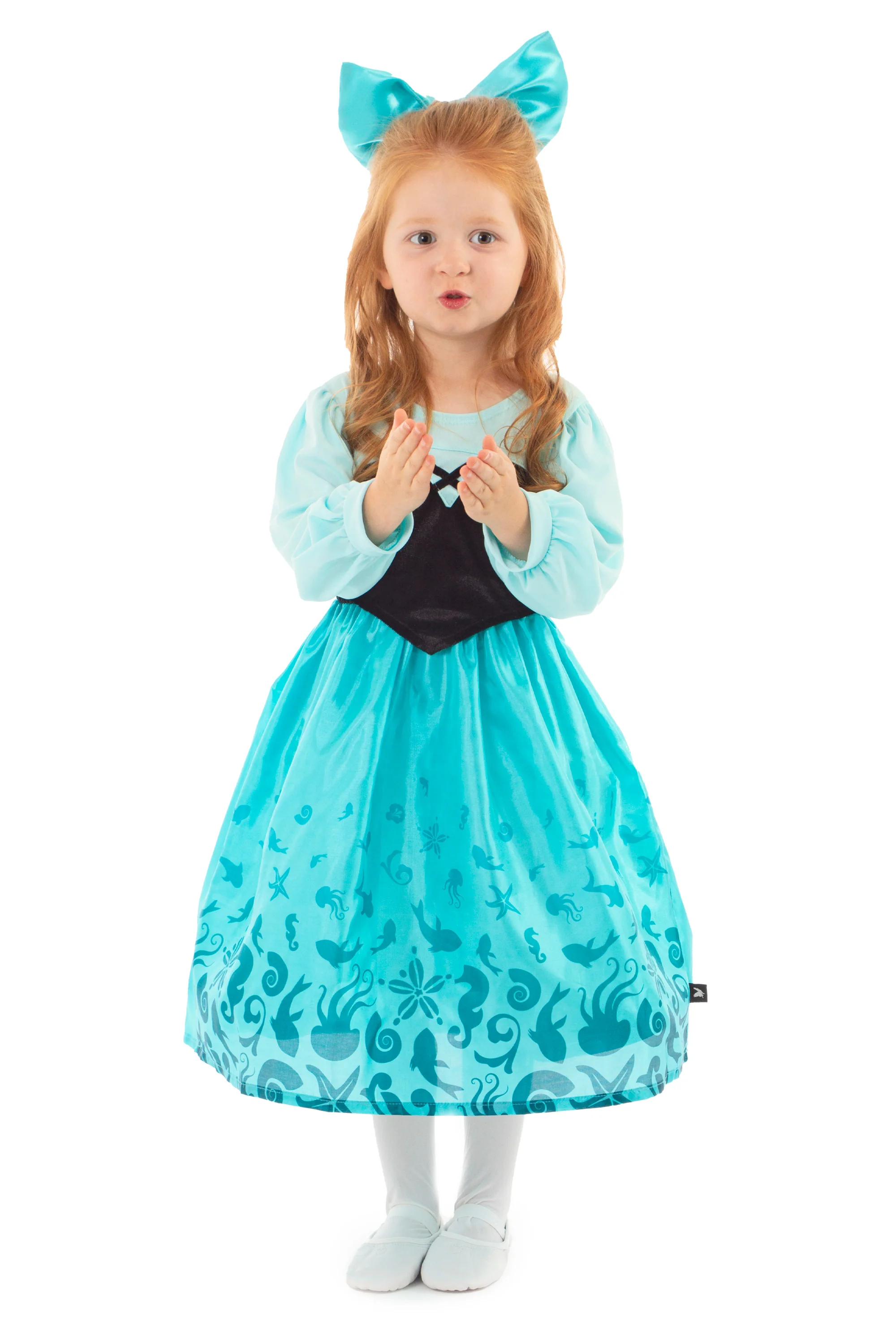 Mermaid Day Dress with Bow - Image 8