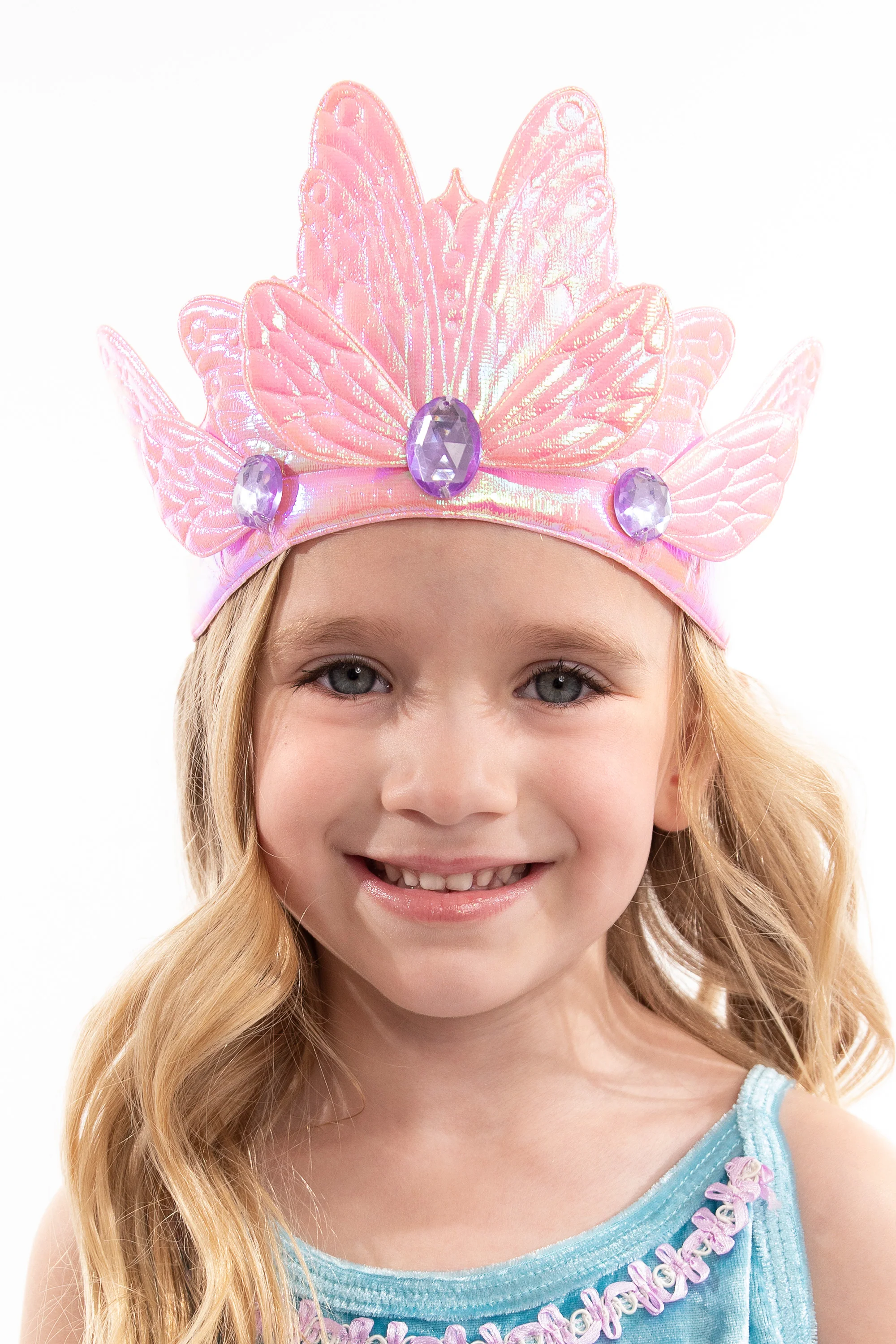 Pink Butterfly Soft Crown - Image 2