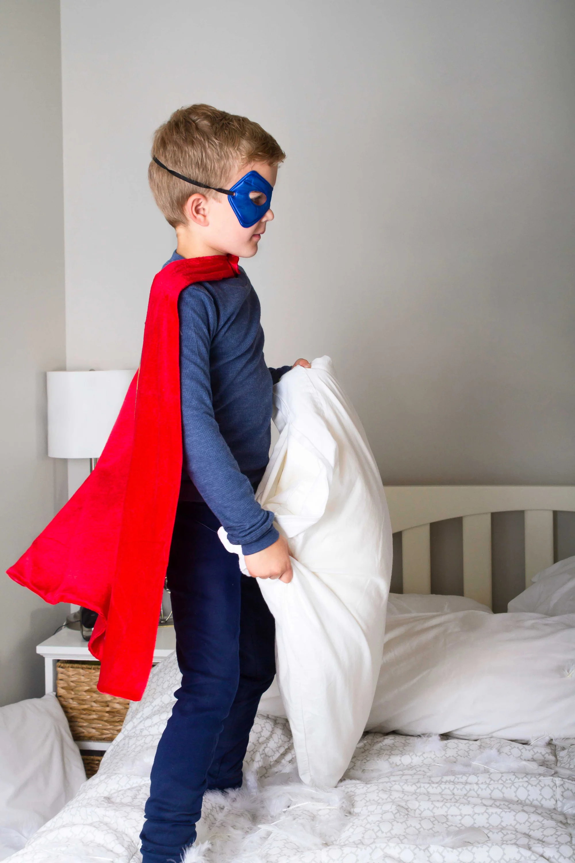 Red Hero Cape & Mask Set - Image 3