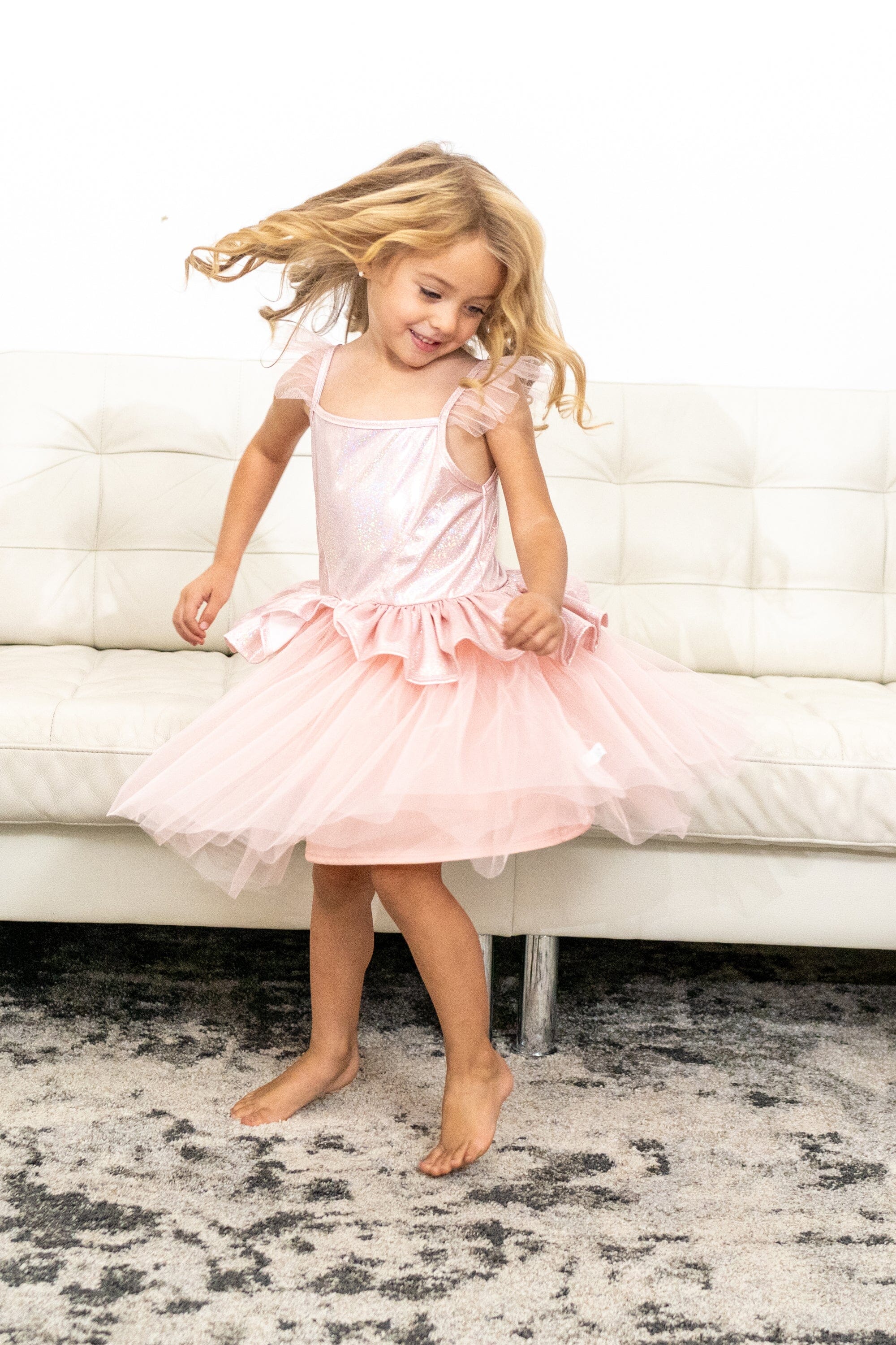 Rose Gold Tutu Dress - Image 5
