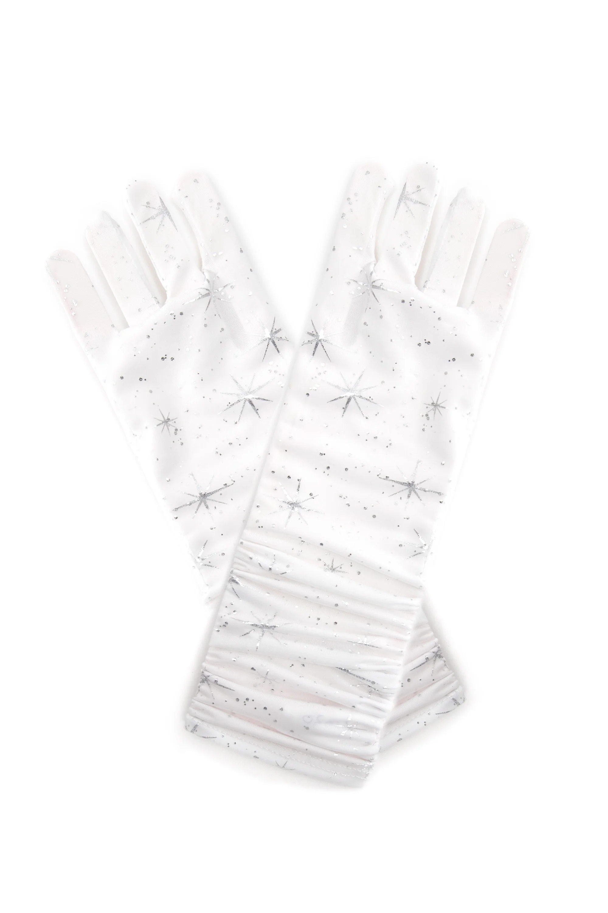 Silver Shimmer Gloves