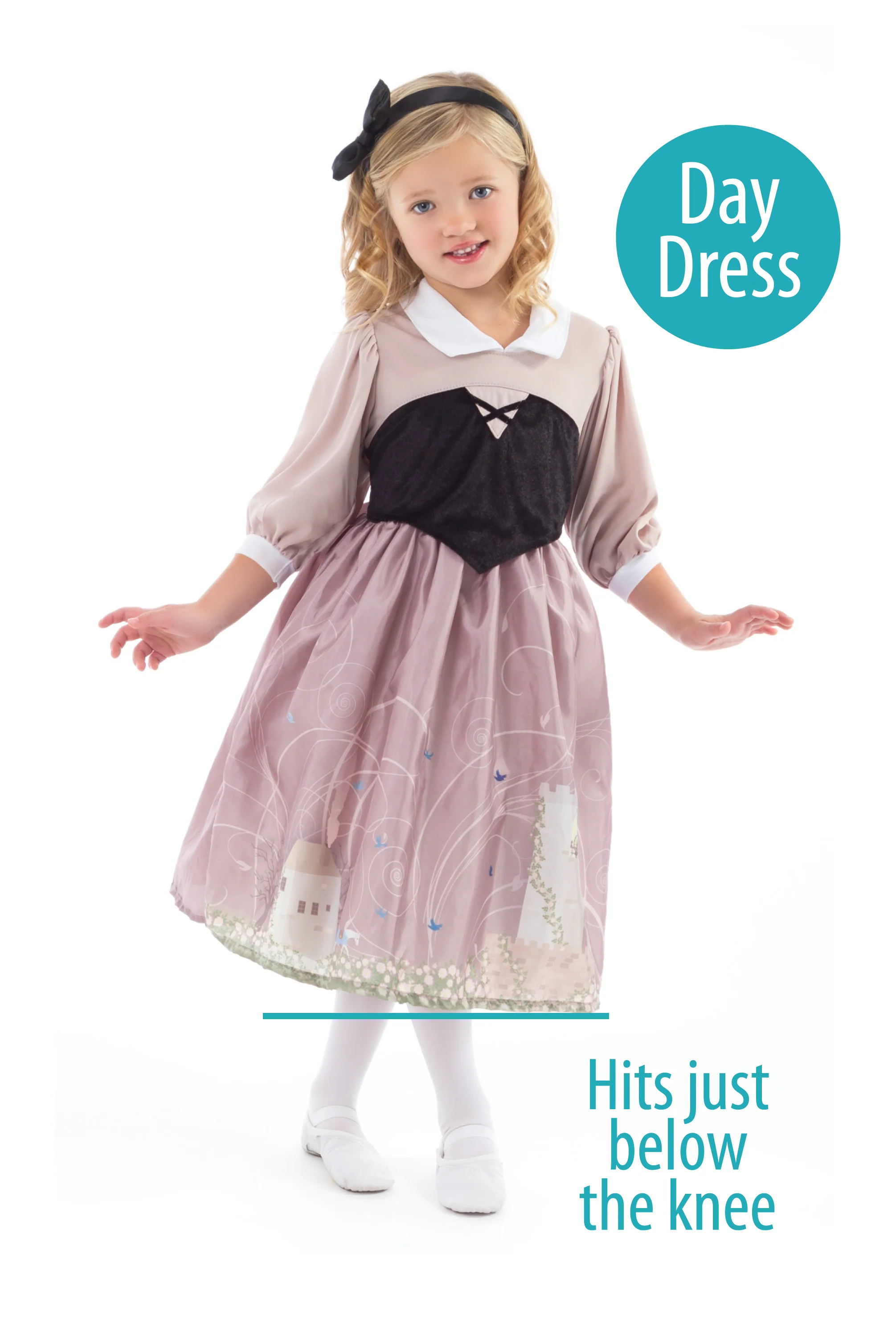 Sleeping Beauty Day Dress with Headband - Image 4