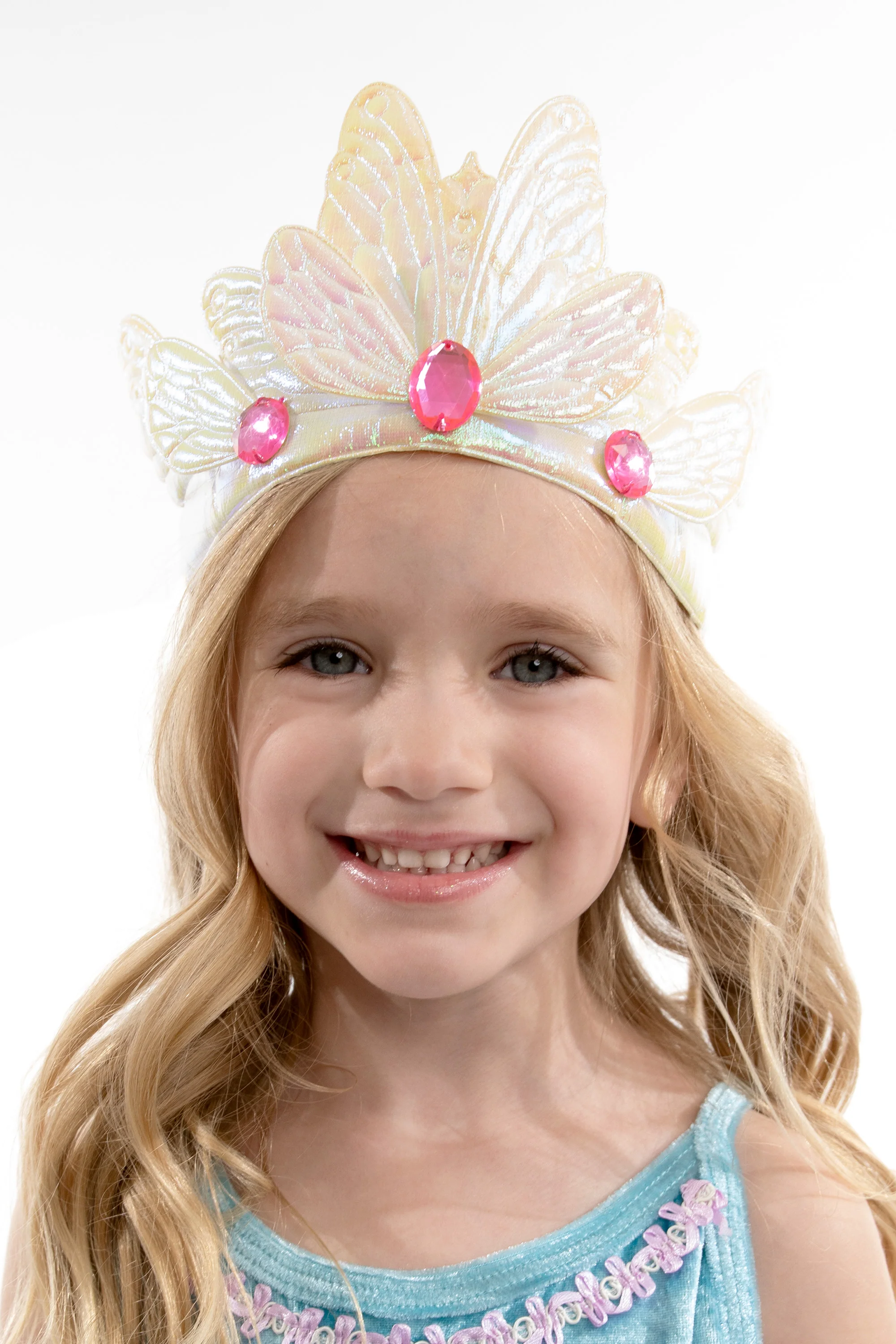 White Butterfly Soft Crown - Image 2